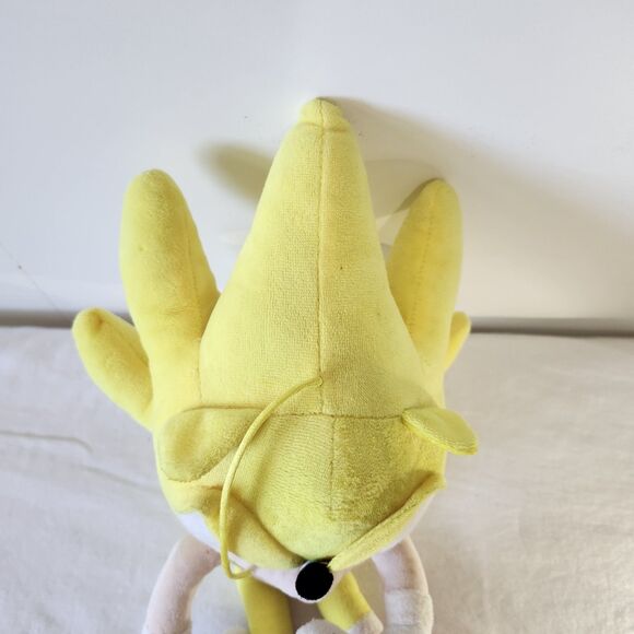 Sonic The Hedgehog Super Sonic Plush 12” Yellow Jakks Pacific 2023 Toy Collect - Picture 3 of 8